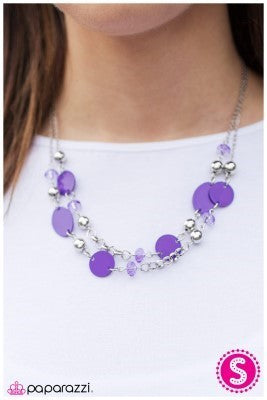 Bon Adventure! - Purple - Paparazzi necklace