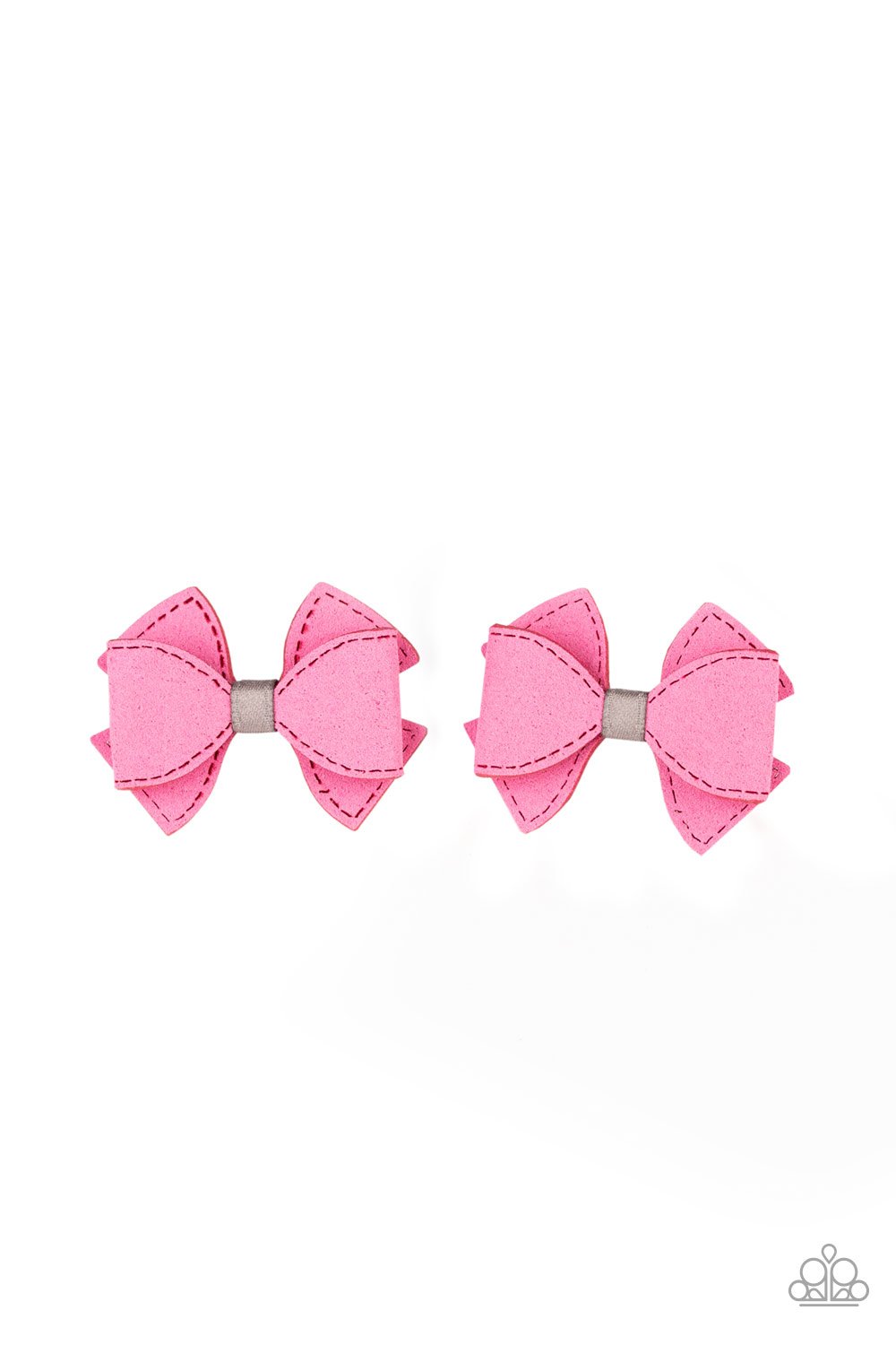 Boots and Bows - pink - Paparazzi hair clip