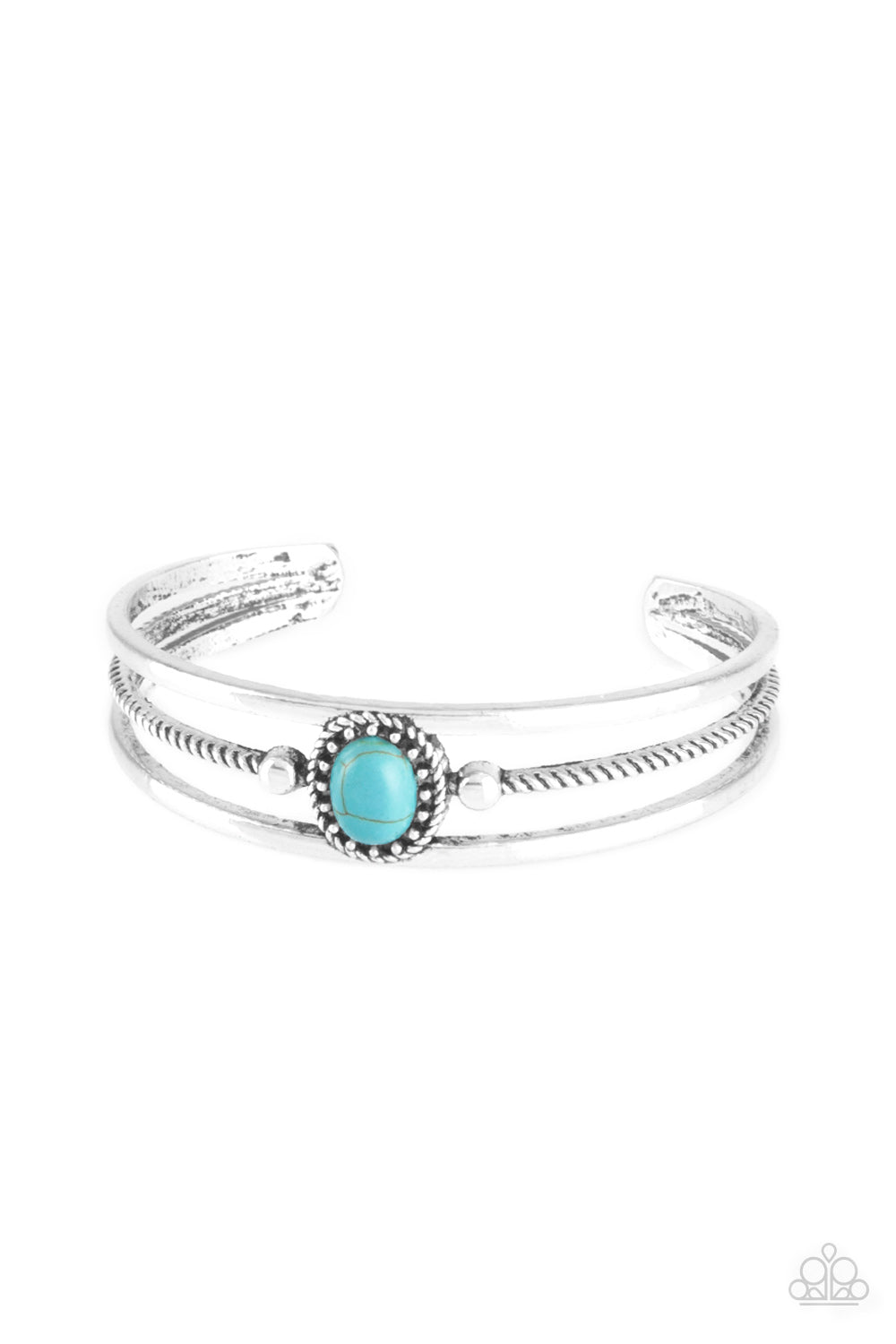 Borderline Borderland - blue - Paparazzi bracelet