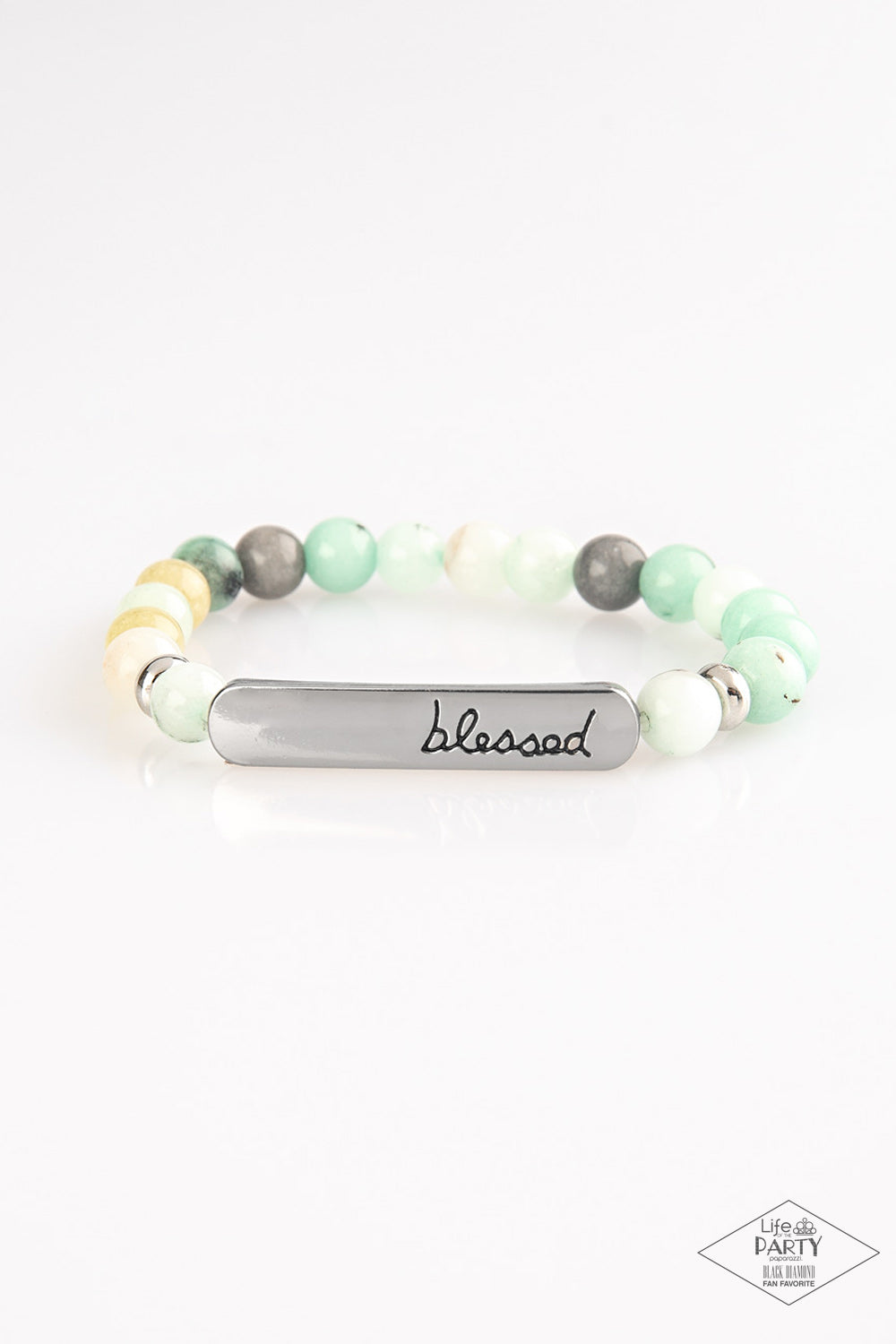 Born Blessed - green - Paparazzi bracelet