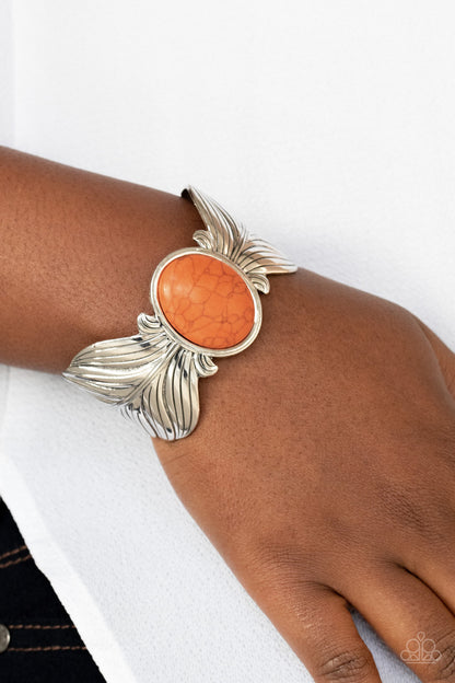 Born to Soar - orange - Paparazzi bracelet