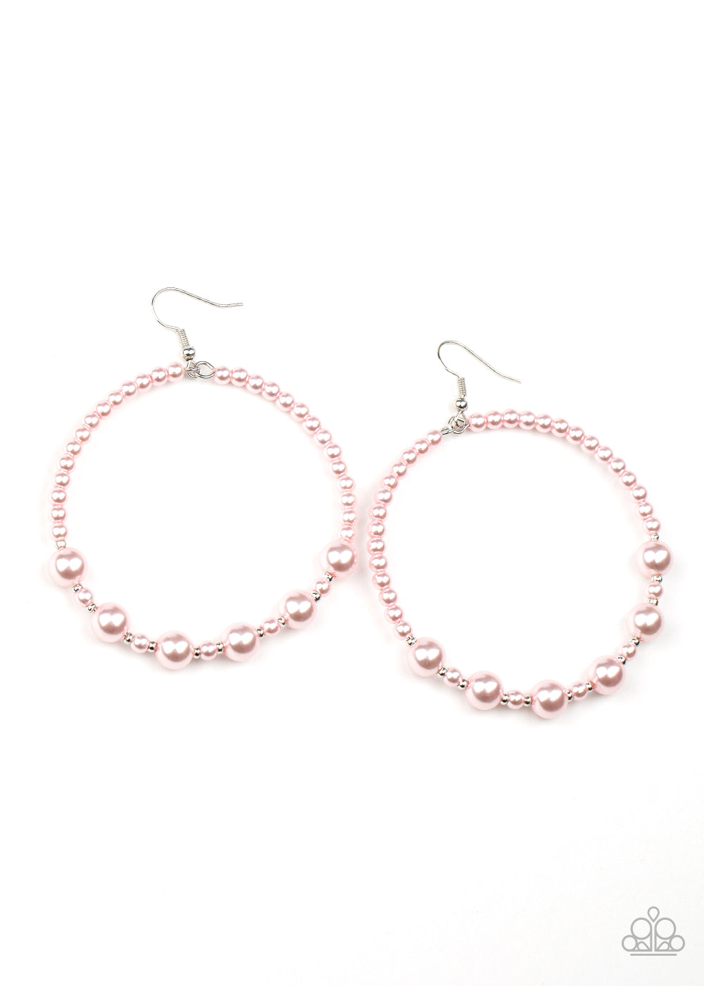 Boss Posh - pink - Paparazzi earrings