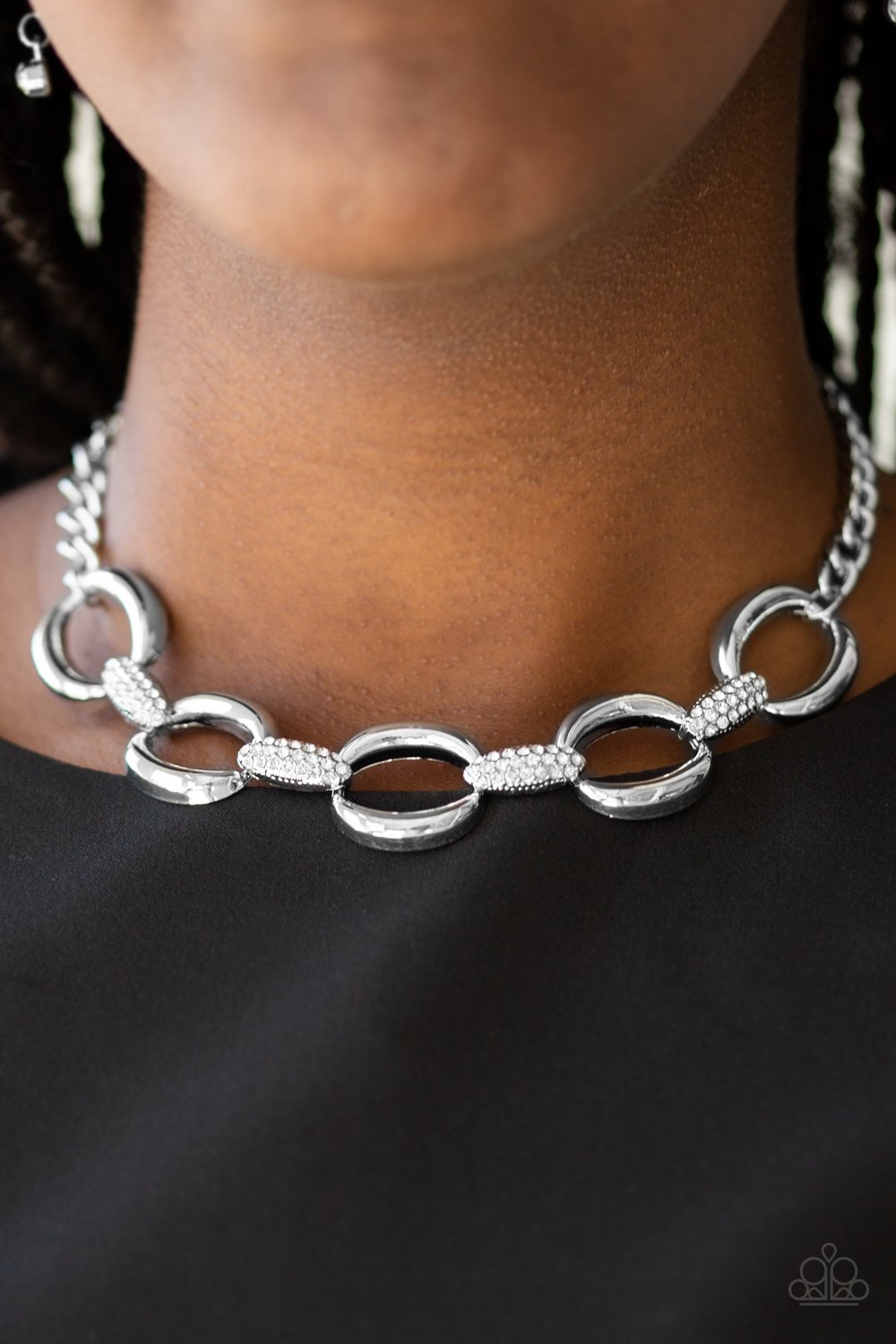 Boss Boulevard - white - Paparazzi necklace