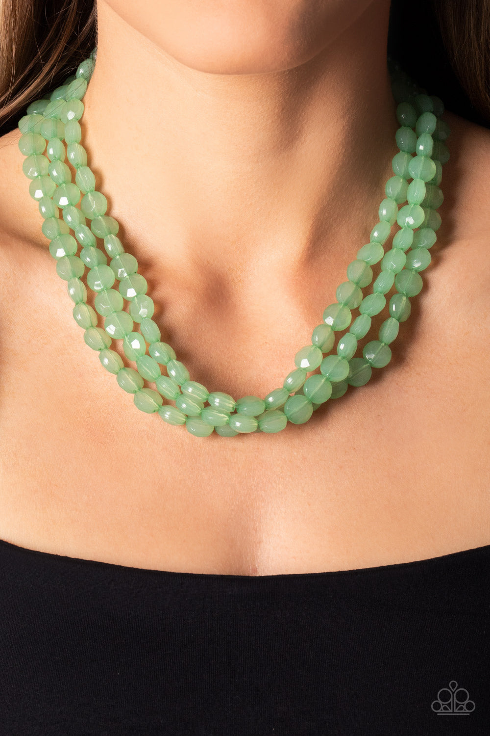 Boundless Bliss - green - Paparazzi necklace