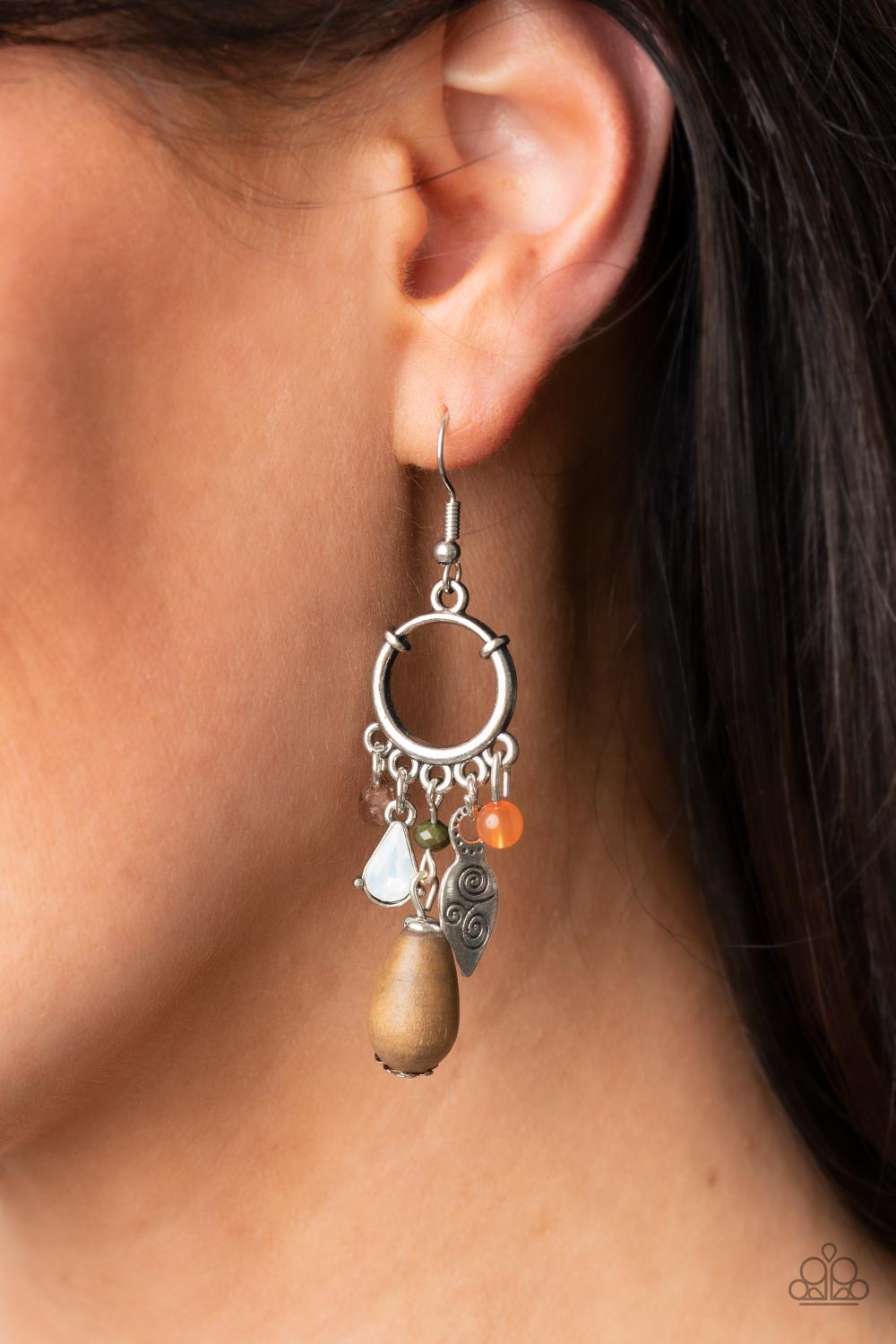 Bountiful Blessings - multi - Paparazzi earrings