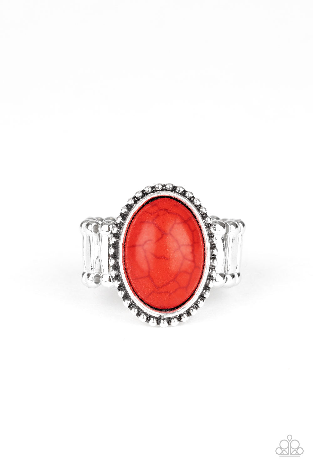 Bountiful Deserts - red - Paparazzi ring