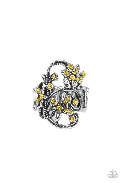 Bouquet Toss - yellow - Paparazzi ring