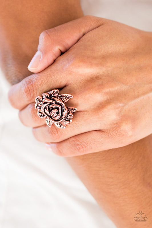 Bouquet Bonanza-copper-Paparazzi ring