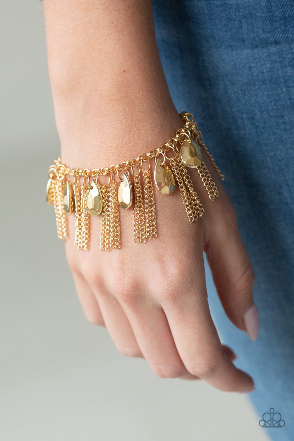 Brag Swag-gold-Paparazzi bracelet