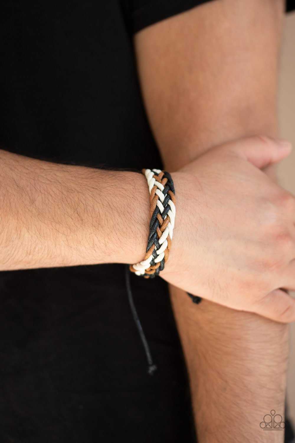 Braid Raid-multi-Paparazzi mens bracelet