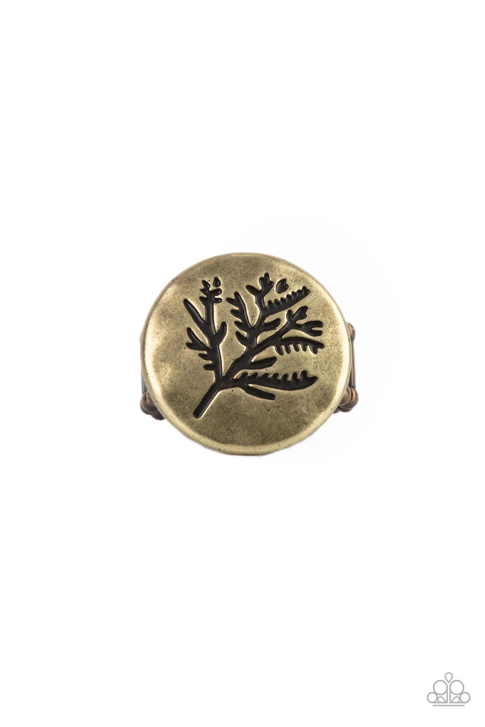 Branched Out Beauty - brass - Paparazzi ring