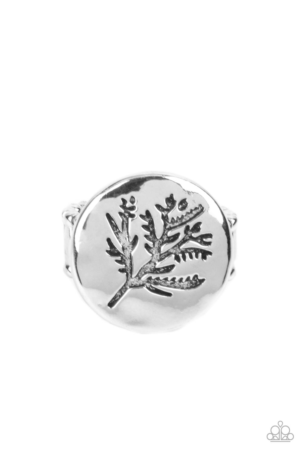 Branched Out Beauty - silver - Paparazzi ring