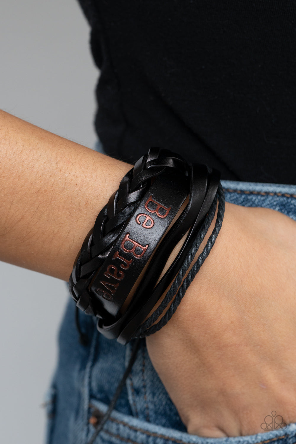 Brave Soul - black - Paparazzi bracelet