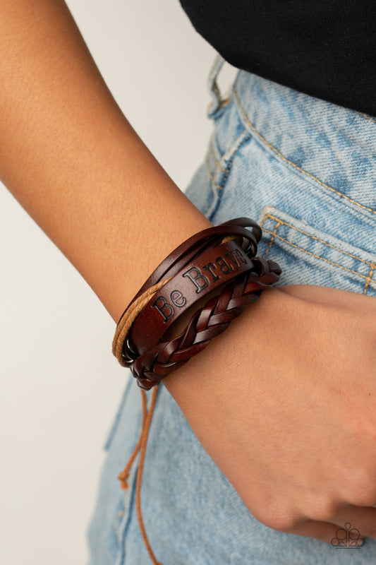 Brave Soul - brown - Paparazzi bracelet