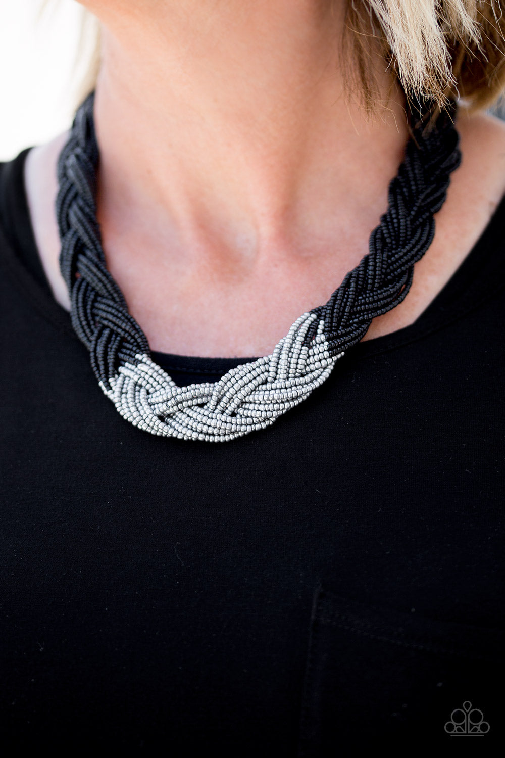 Brazilian Brilliance - black - Paparazzi necklace