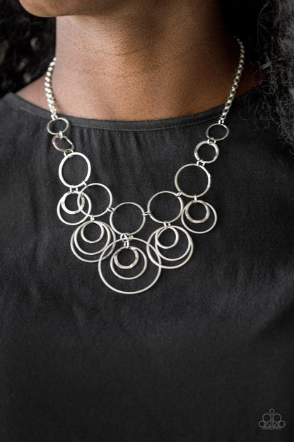 Break the Cycle-silver-Paparazzi necklace