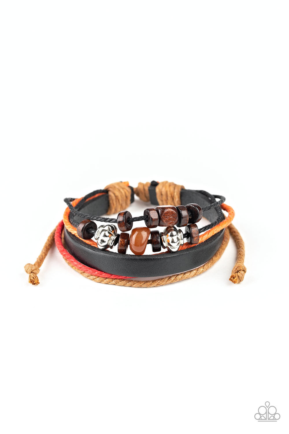 Breaking Ground - orange - Paparazzi bracelet