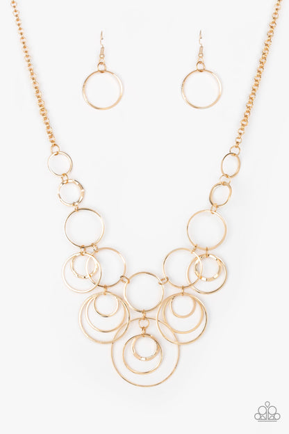 Break the Cycle - gold - Paparazzi necklace – JewelryBlingThing