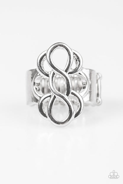 Breathe It All In - silver - Paparazzi ring