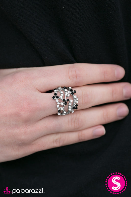 Breathless Beauty - Black - Paparazzi ring