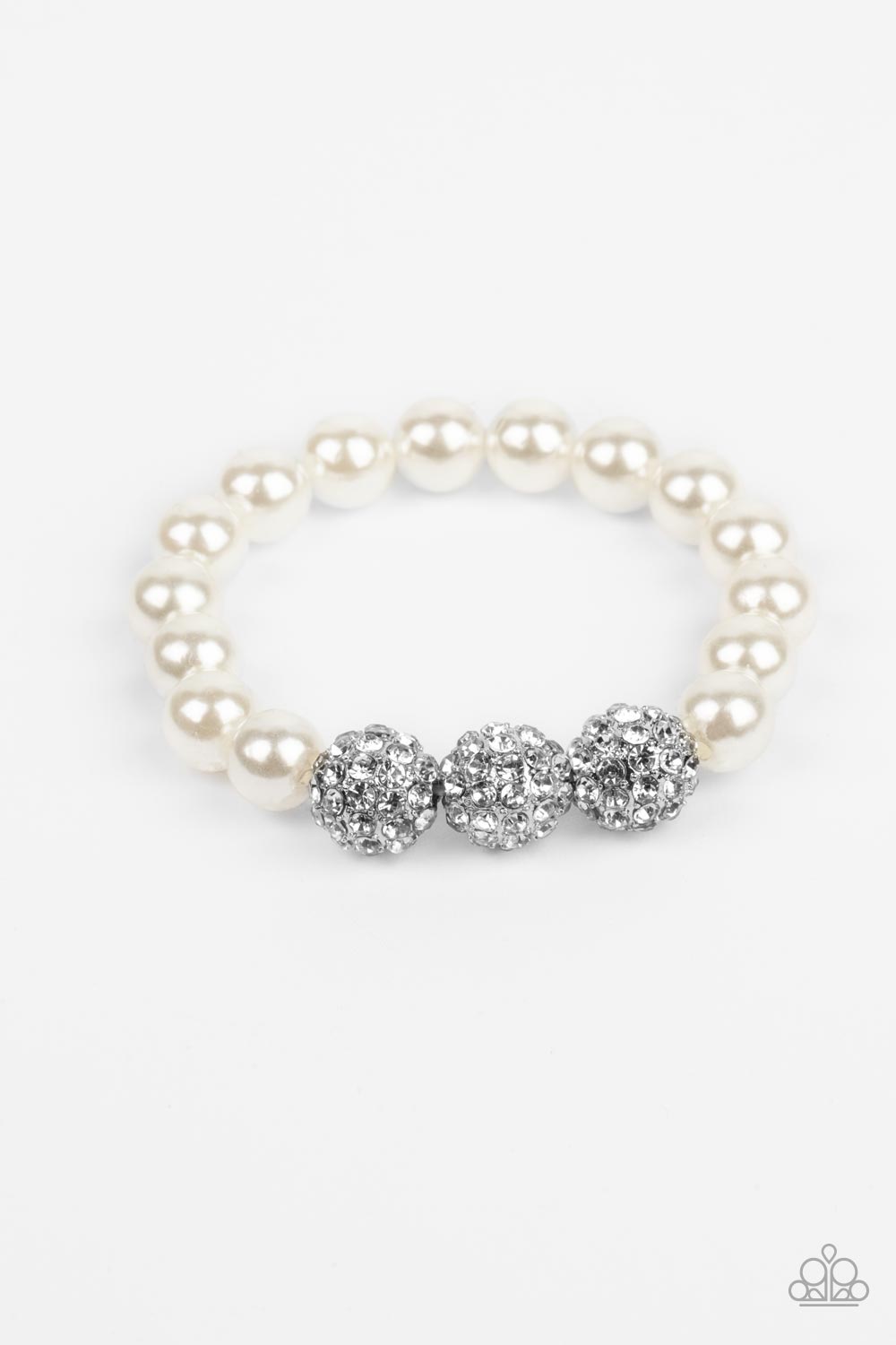 White clearance ball bracelet