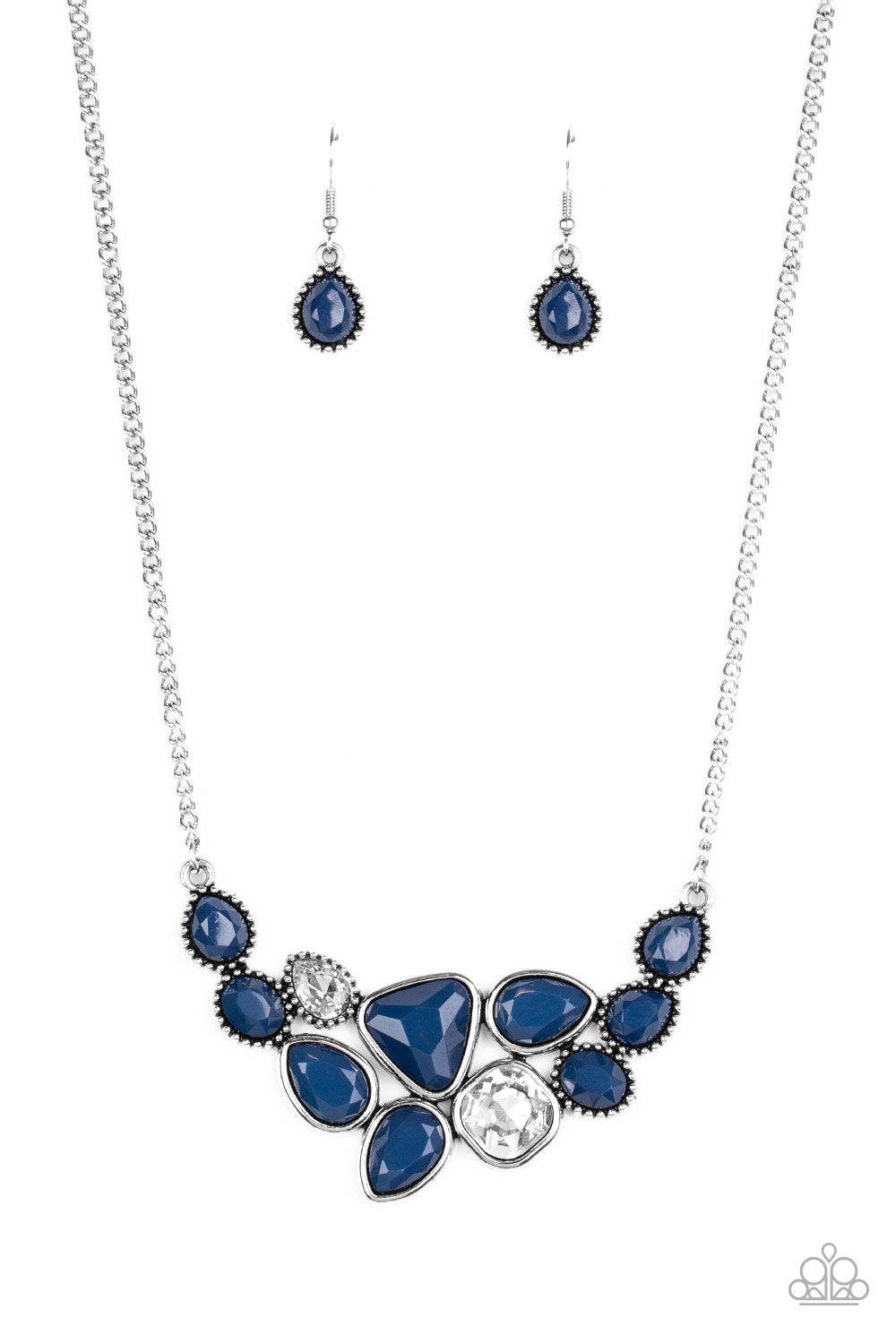 Breathtaking Brilliance - blue - Paparazzi necklace