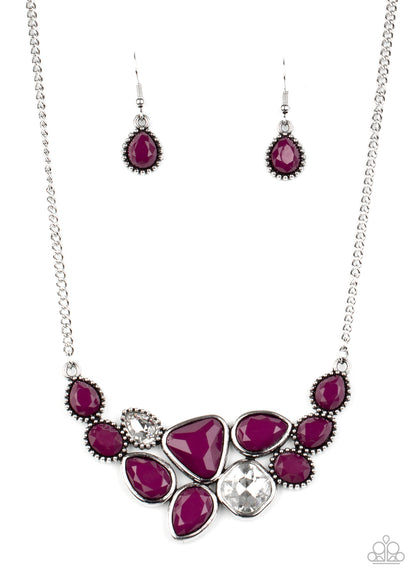 Breathtaking Brilliance - purple - Paparazzi necklace