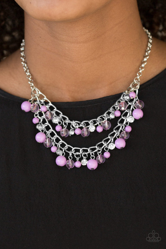 Bridal Party - purple - Paparazzi necklace