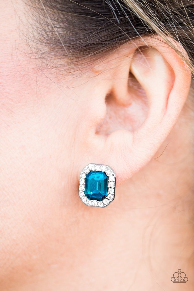 Bride Squad - Blue Post - Paparazzi earrings