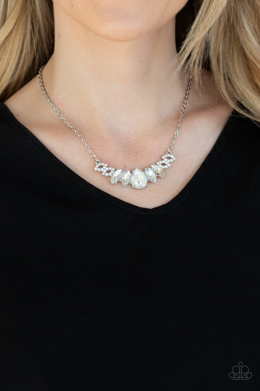 Bride-to-BEAM - white - Paparazzi necklace