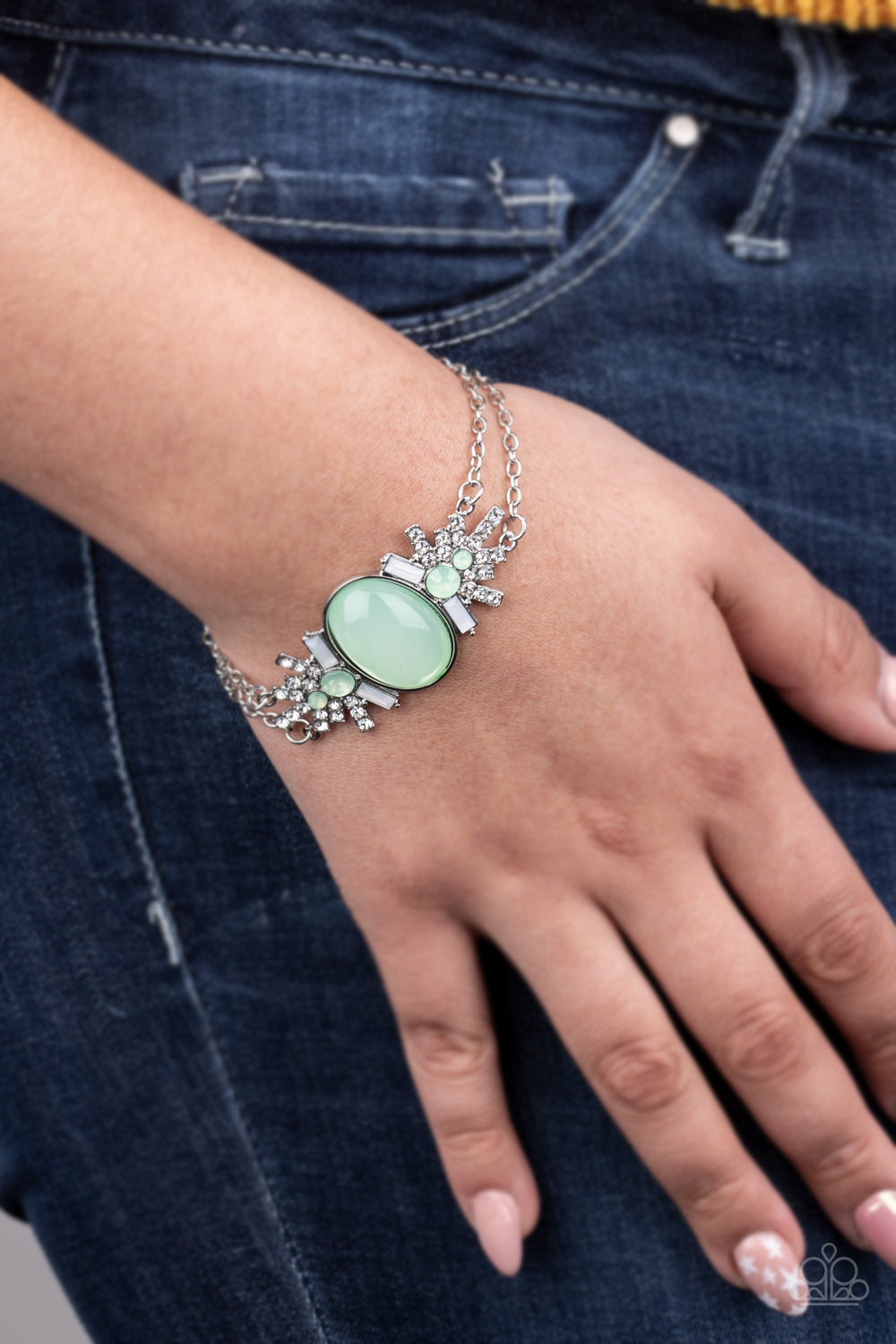 Brilliantly Boho - green - Paparazzi bracelet