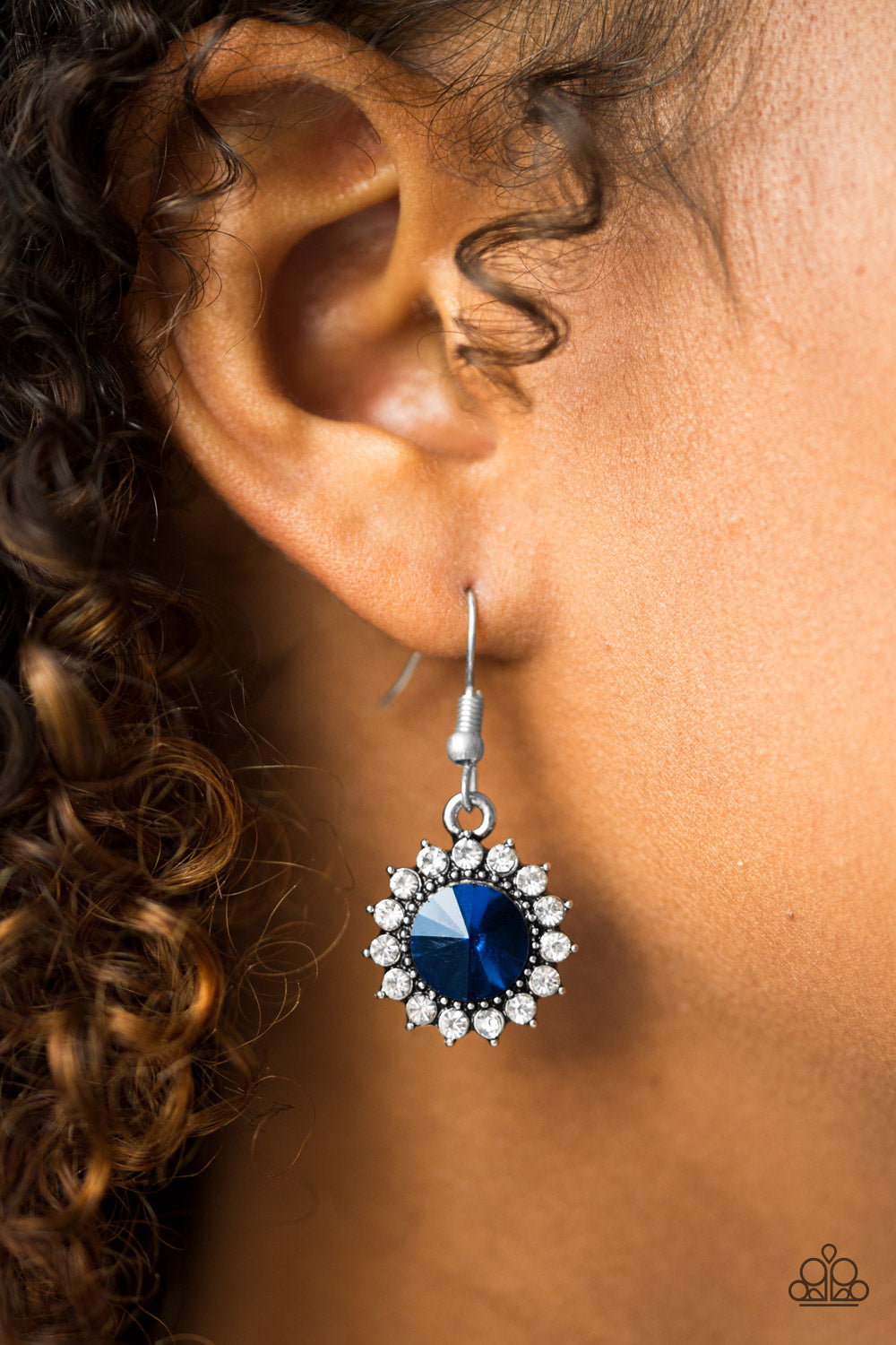 Bring in the BEAM Team - blue - Paparazzi earrings