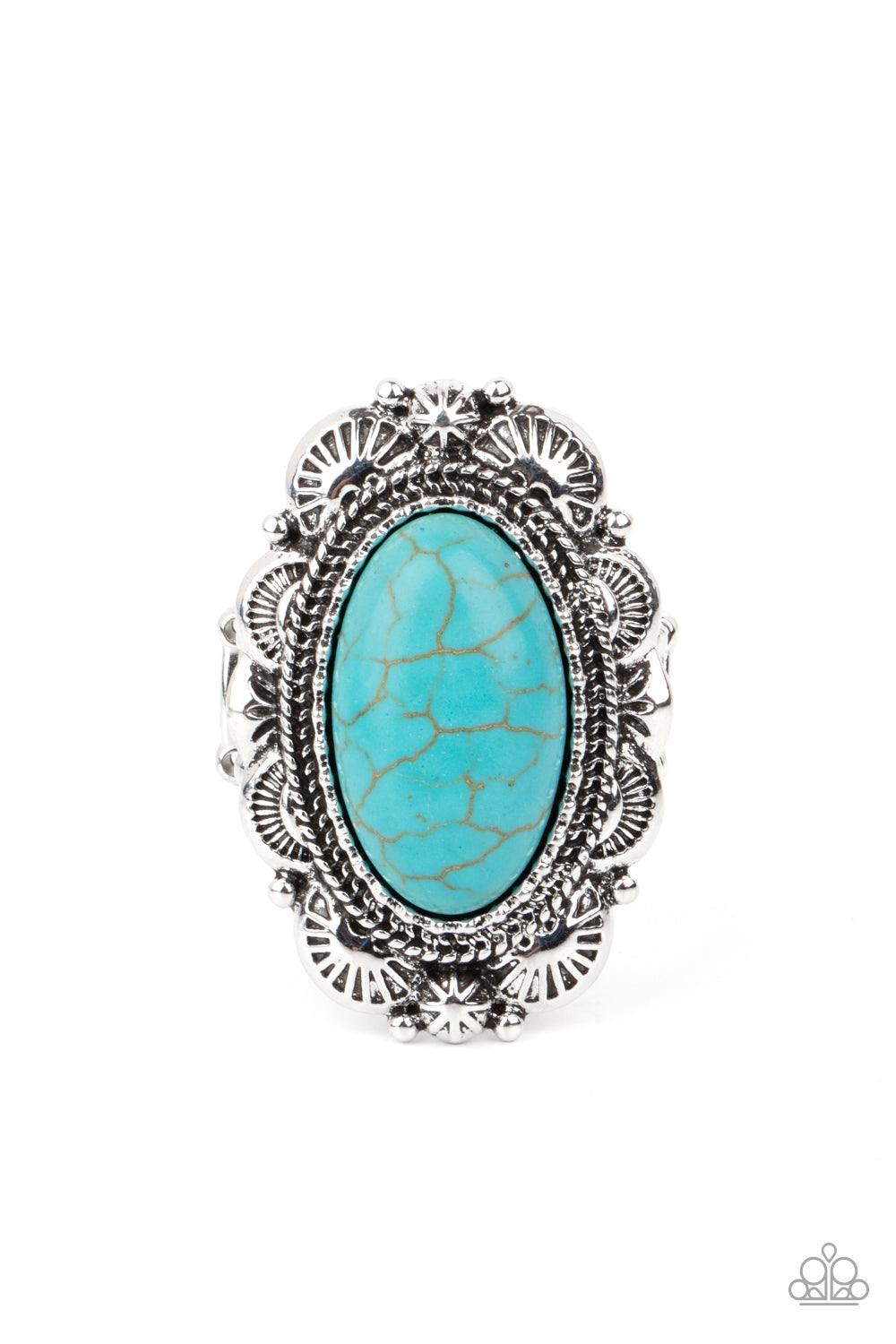 Bring Down The RANCH House - blue - Paparazzi ring