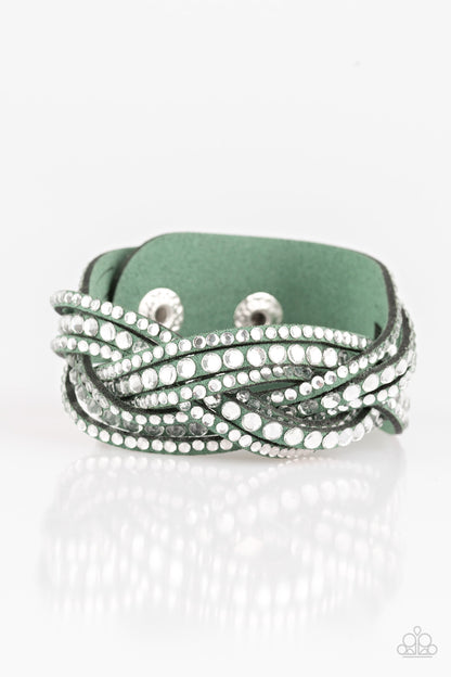 Bring On The Bling - green - Paparazzi bracelet