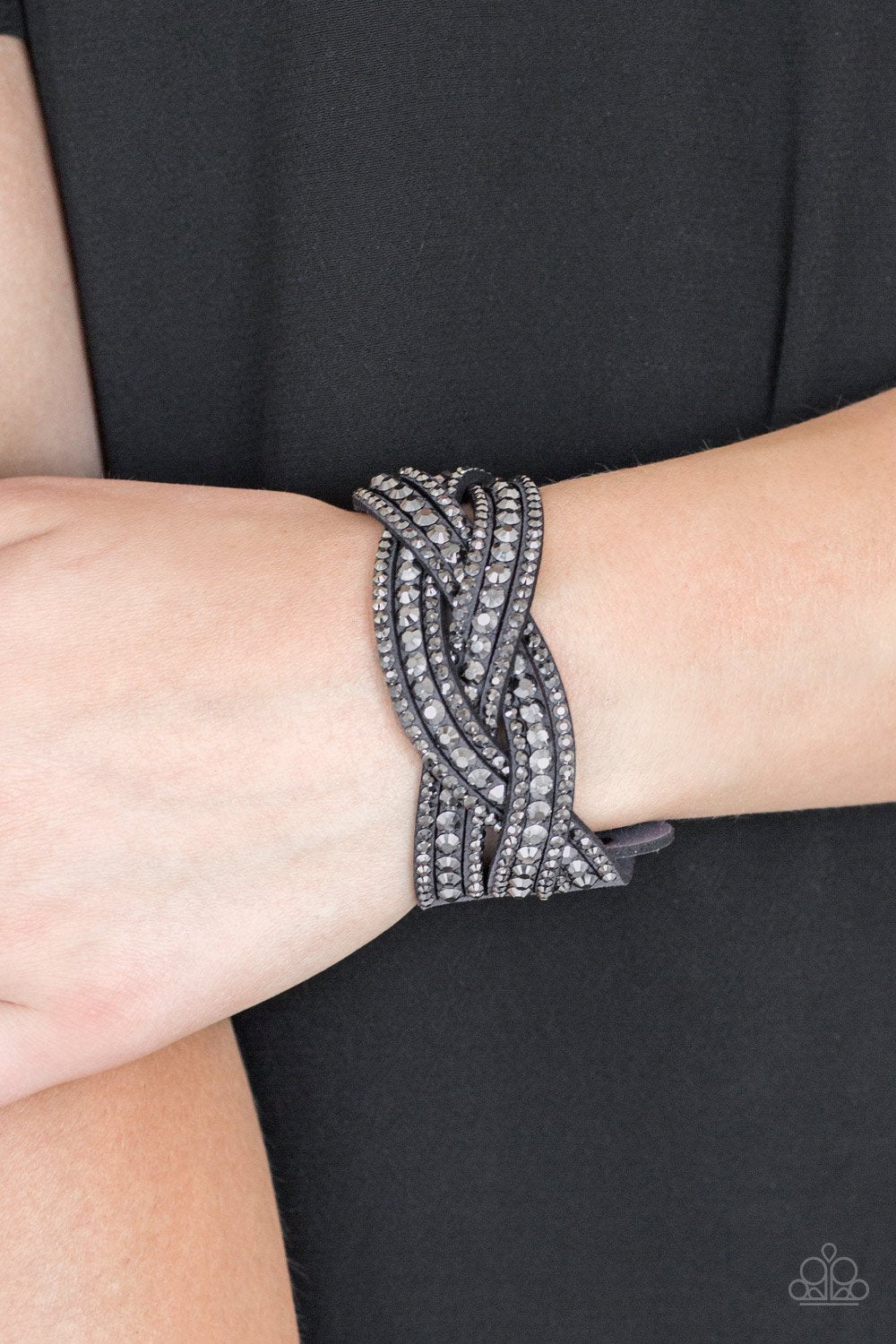 Bring on the Bling-silver-Paparazzi bracelet