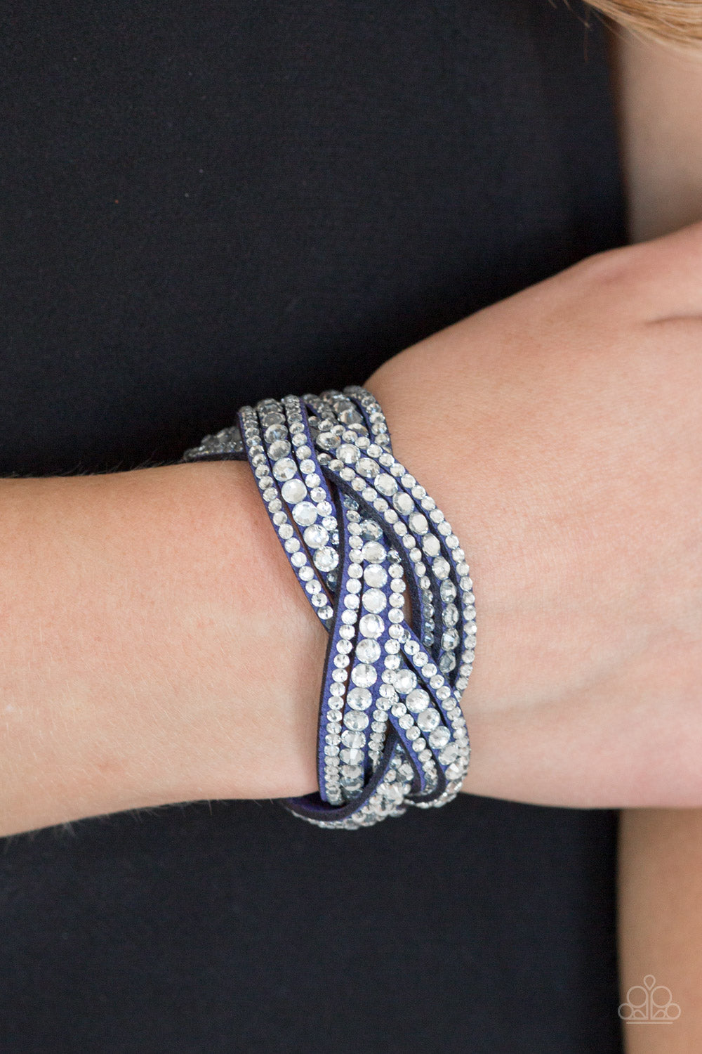 Bring On the Bling - blue - Paparazzi bracelet