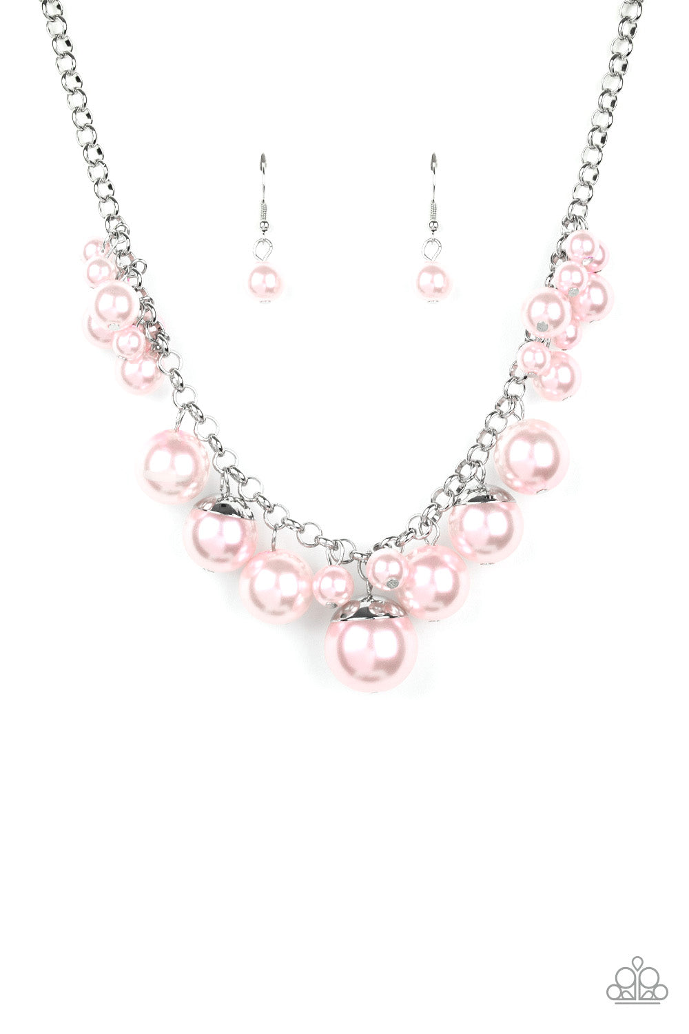 Pink pearl on sale paparazzi necklace