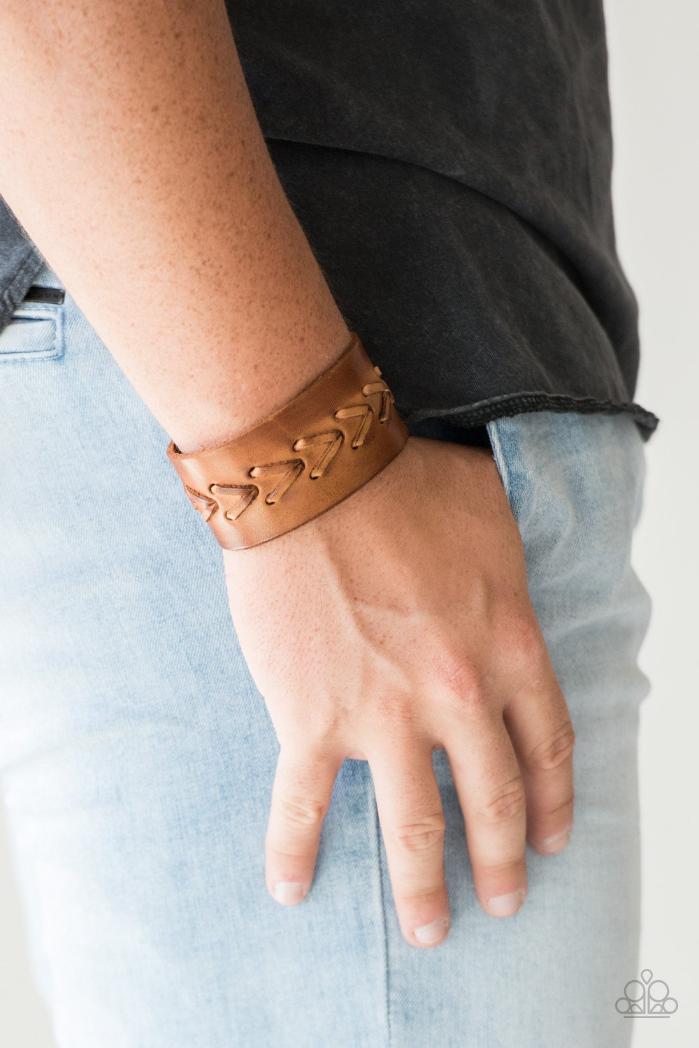 Bronco Bravado-brown-Paparazzi bracelet
