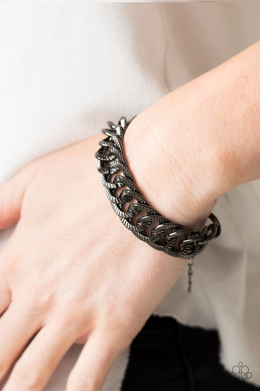 Bronx Bravado - black - Paparazzi bracelet