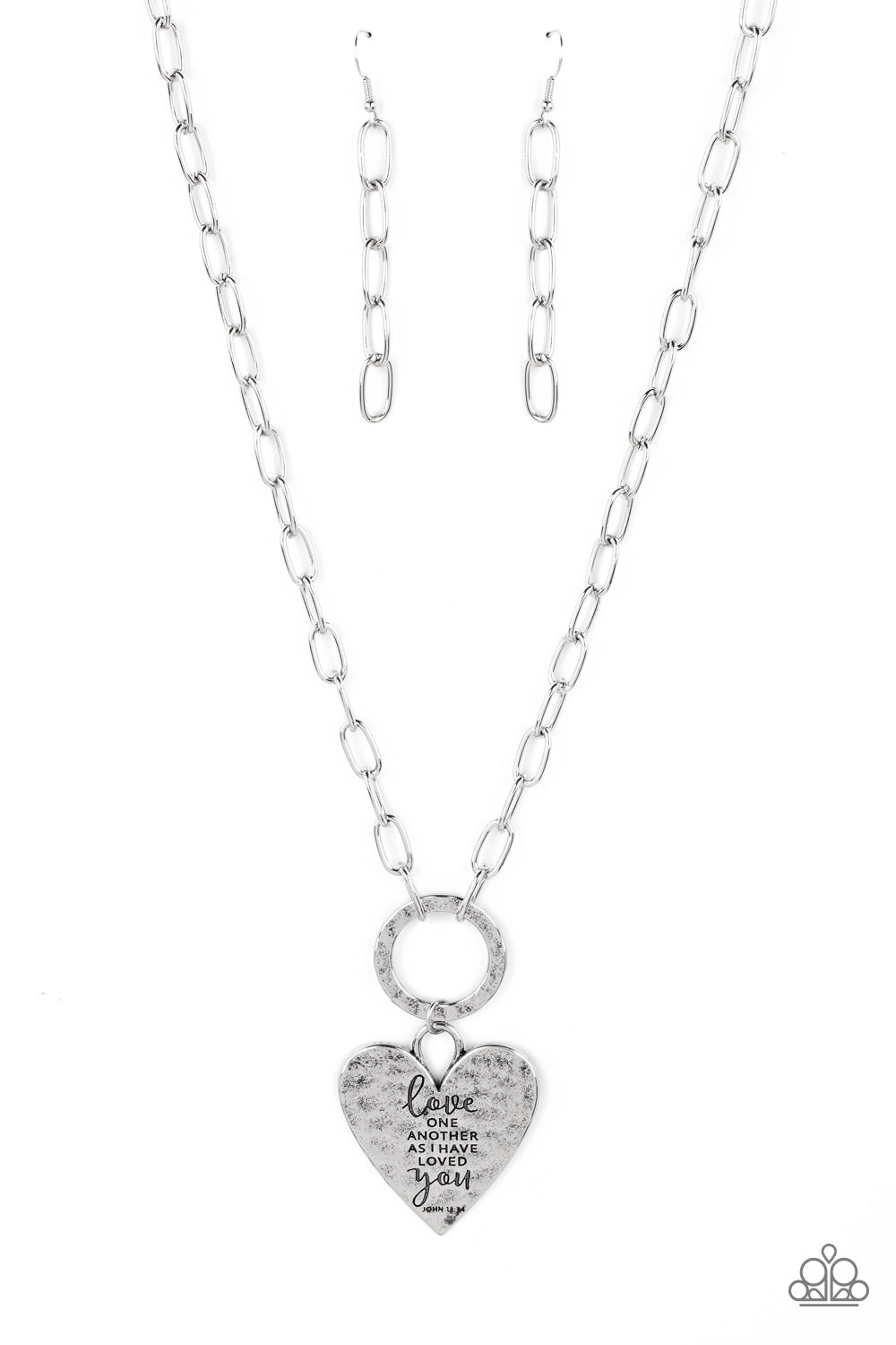 Brotherly Love - silver - Paparazzi necklace