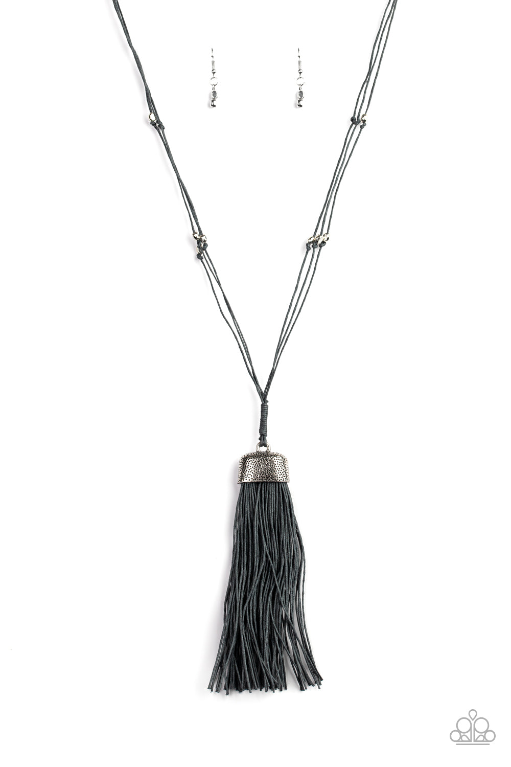 Brush It Off - silver - Paparazzi necklace