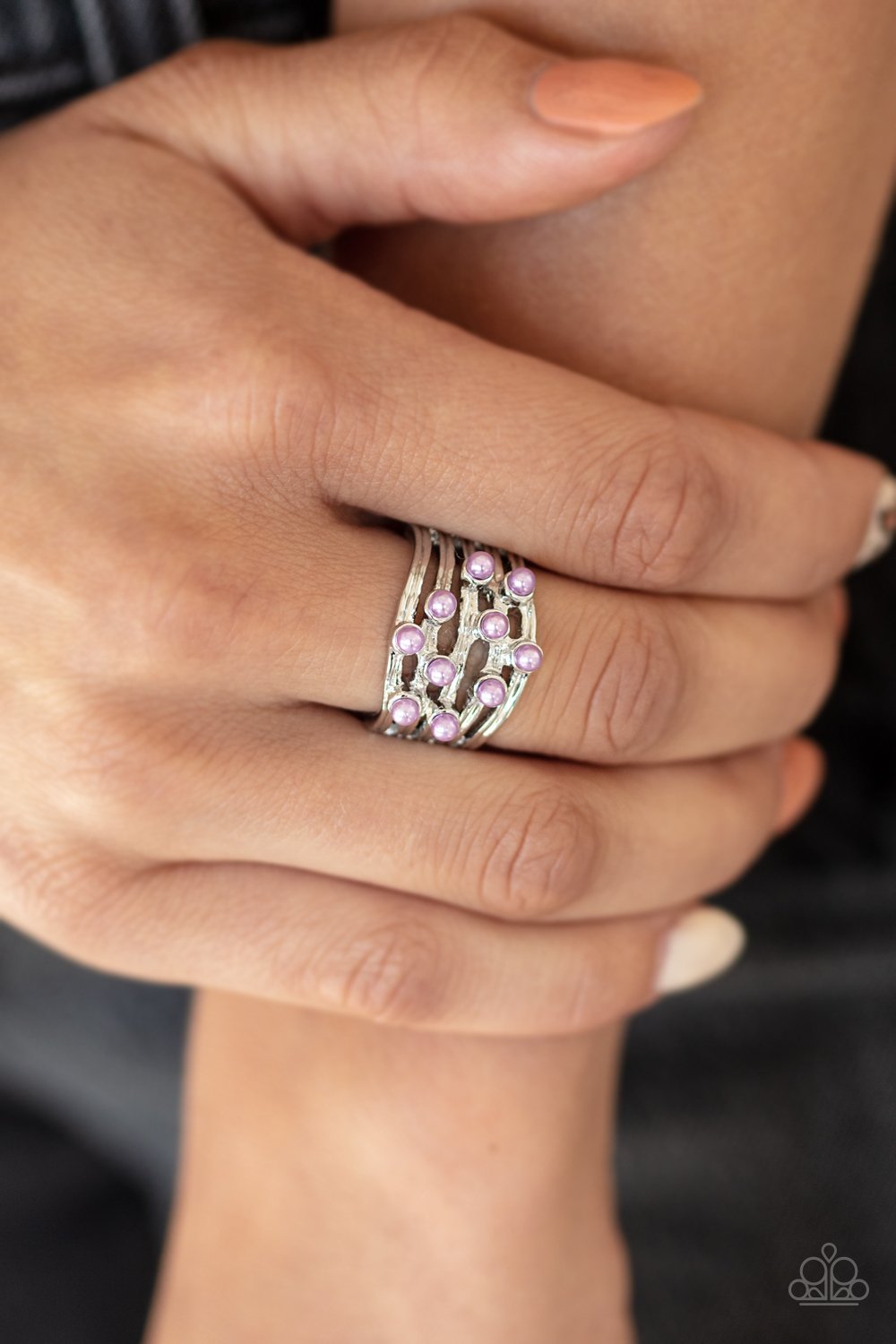 Bubble and Baubles - purple - Paparazzi ring