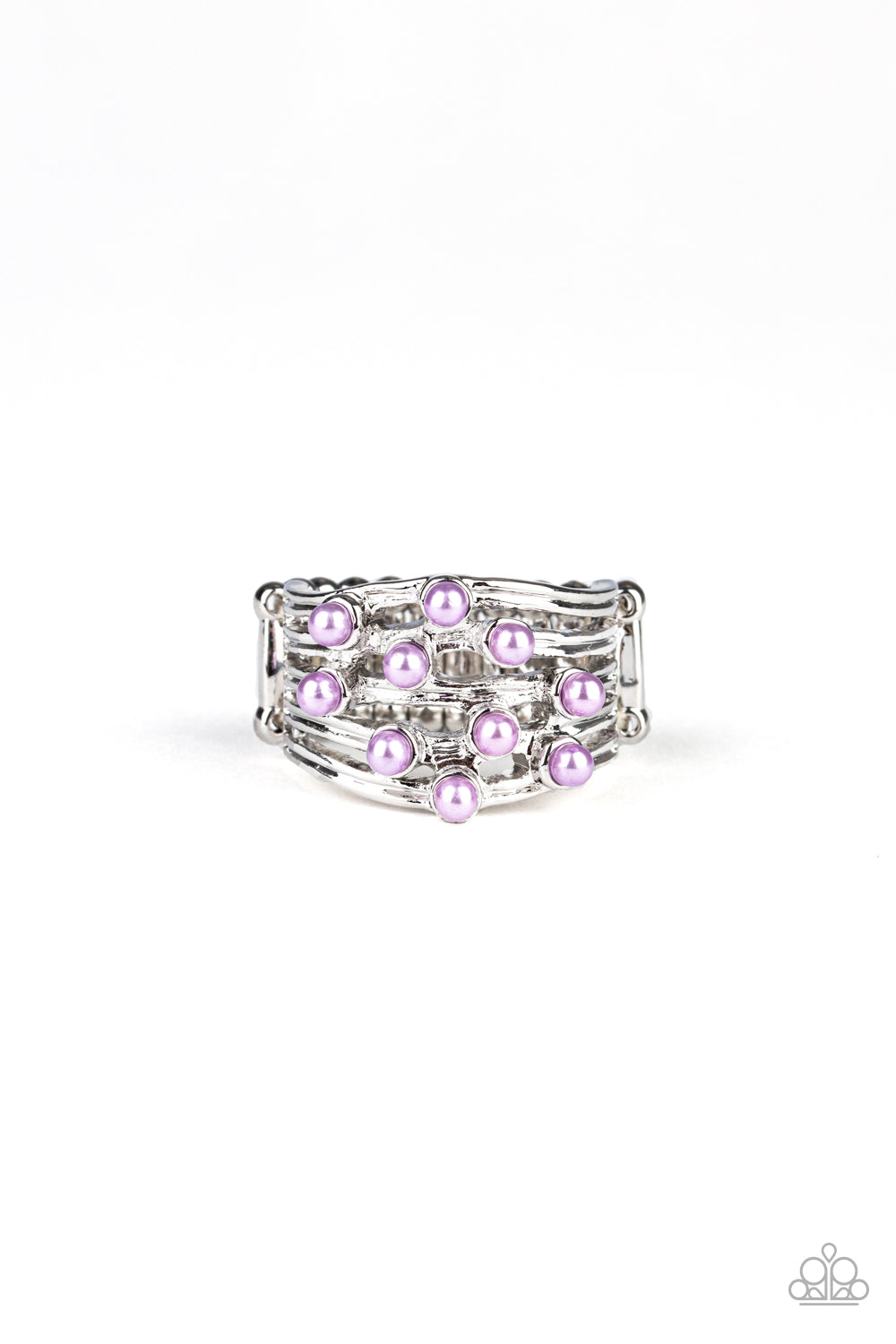 Bubble and Baubles - purple - Paparazzi ring