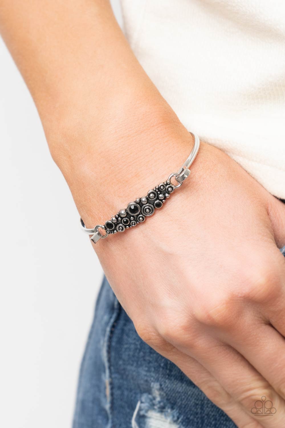 Bubbling Whimsy - black - Paparazzi bracelet