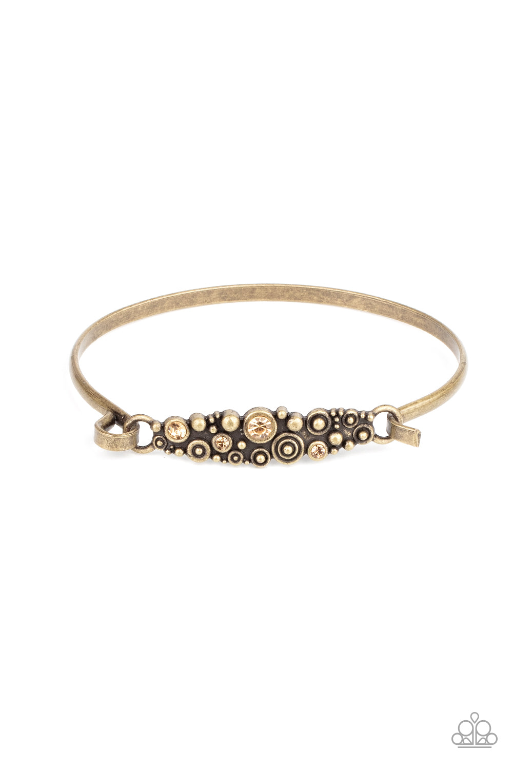 Bubbling Whimsy - brass - Paparazzi bracelet