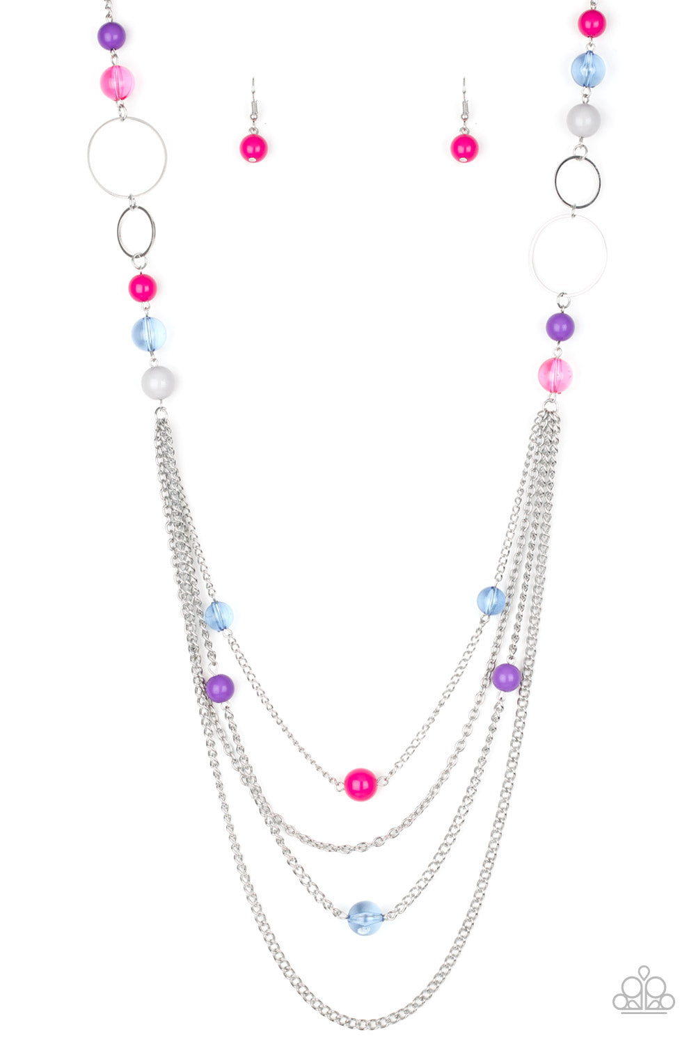 Bubbly Bright - multi - Paparazzi necklace