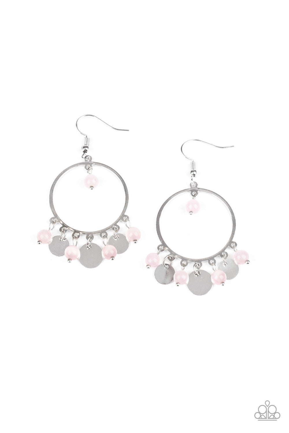 Bubbly Buoyancy - pink - Paparazzi earrings