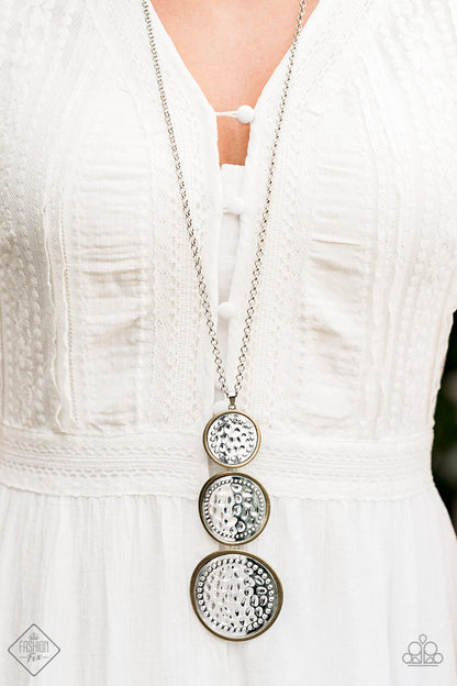 Buckle Down-multi-Paparazzi necklace