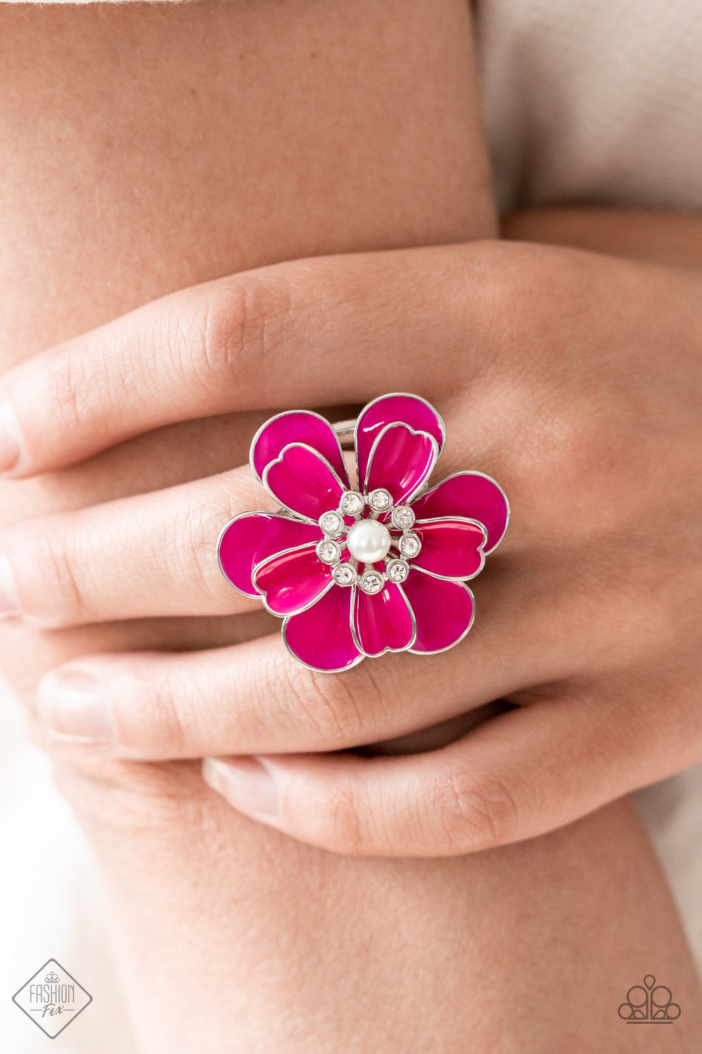 Budding Bliss - pink - Paparazzi ring