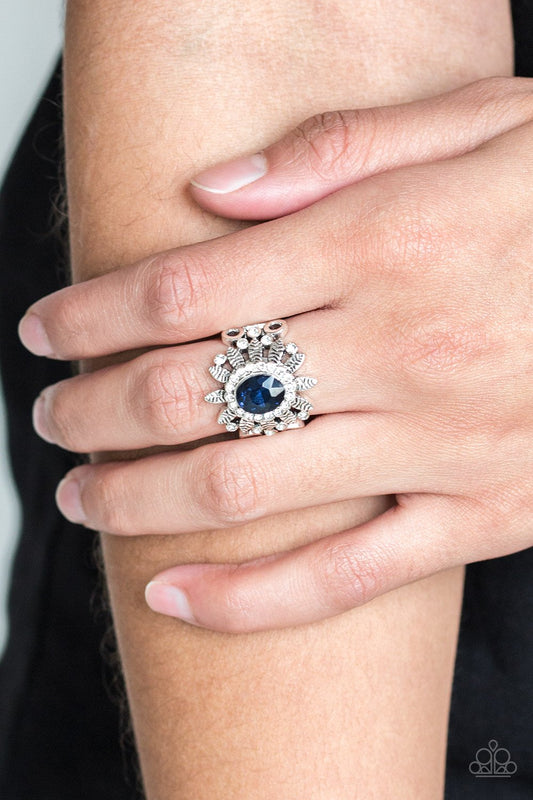 Burn Bright-blue-Paparazzi ring